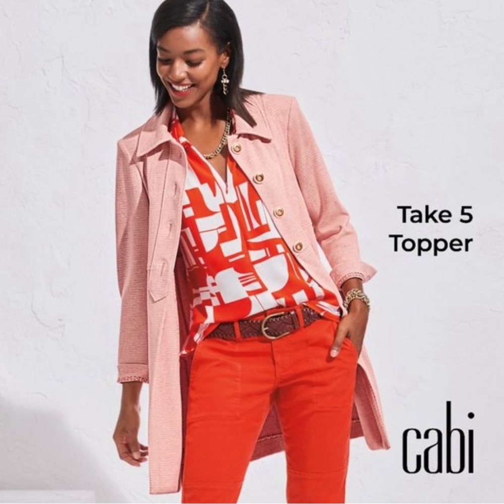 CAbi Pink Trench Coat